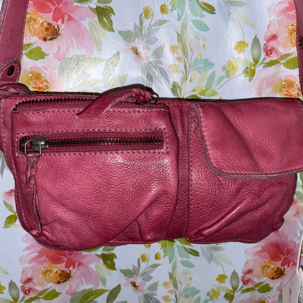 Free People Pink Crossbody Bag